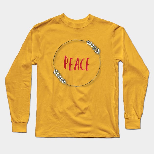 Bring peace everywhere Long Sleeve T-Shirt by ShadowCarmin